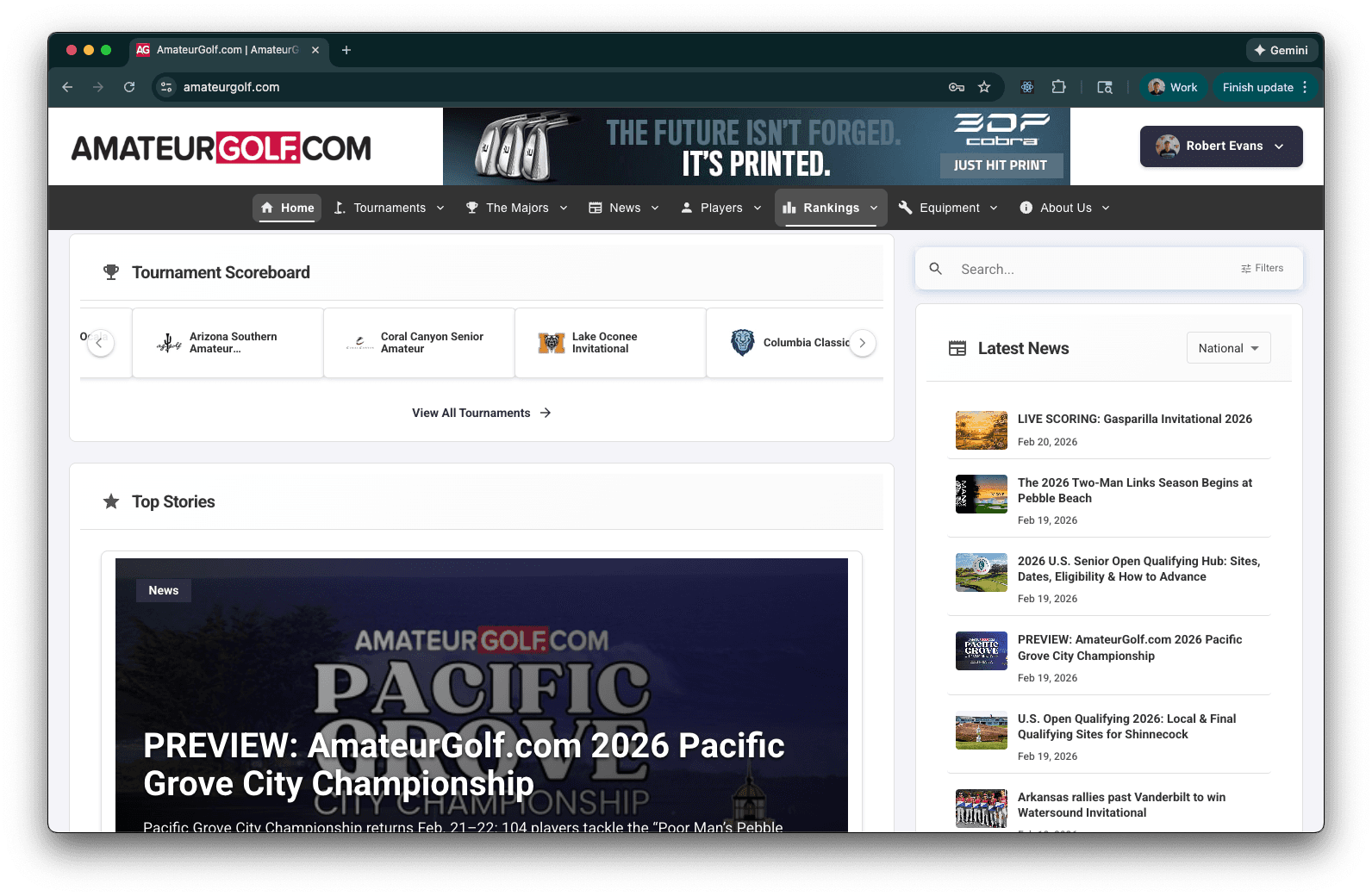 Home & Login — Modern version (2 of 3)